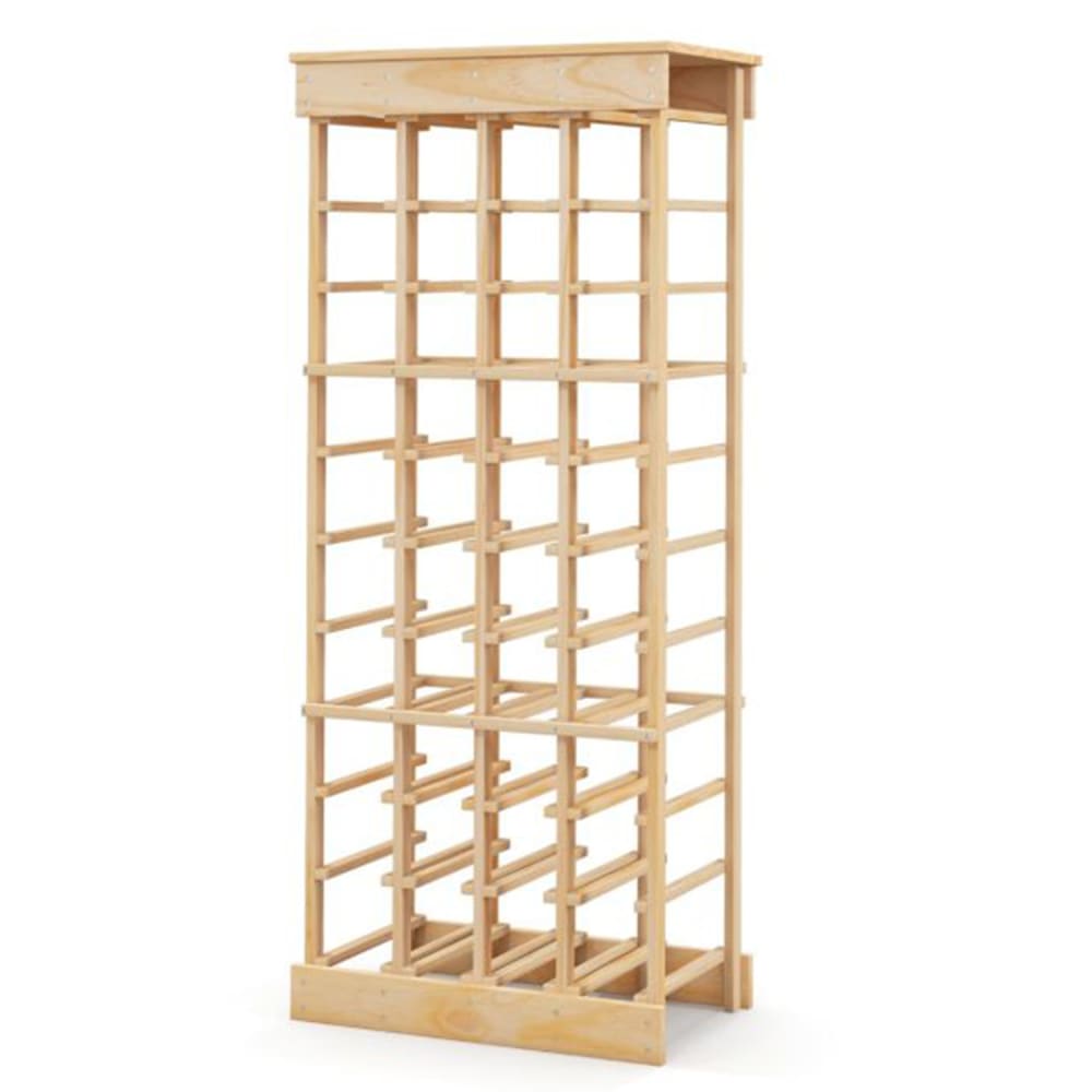 Casier à vin beige 46,4 x 27,6 x 113 cm