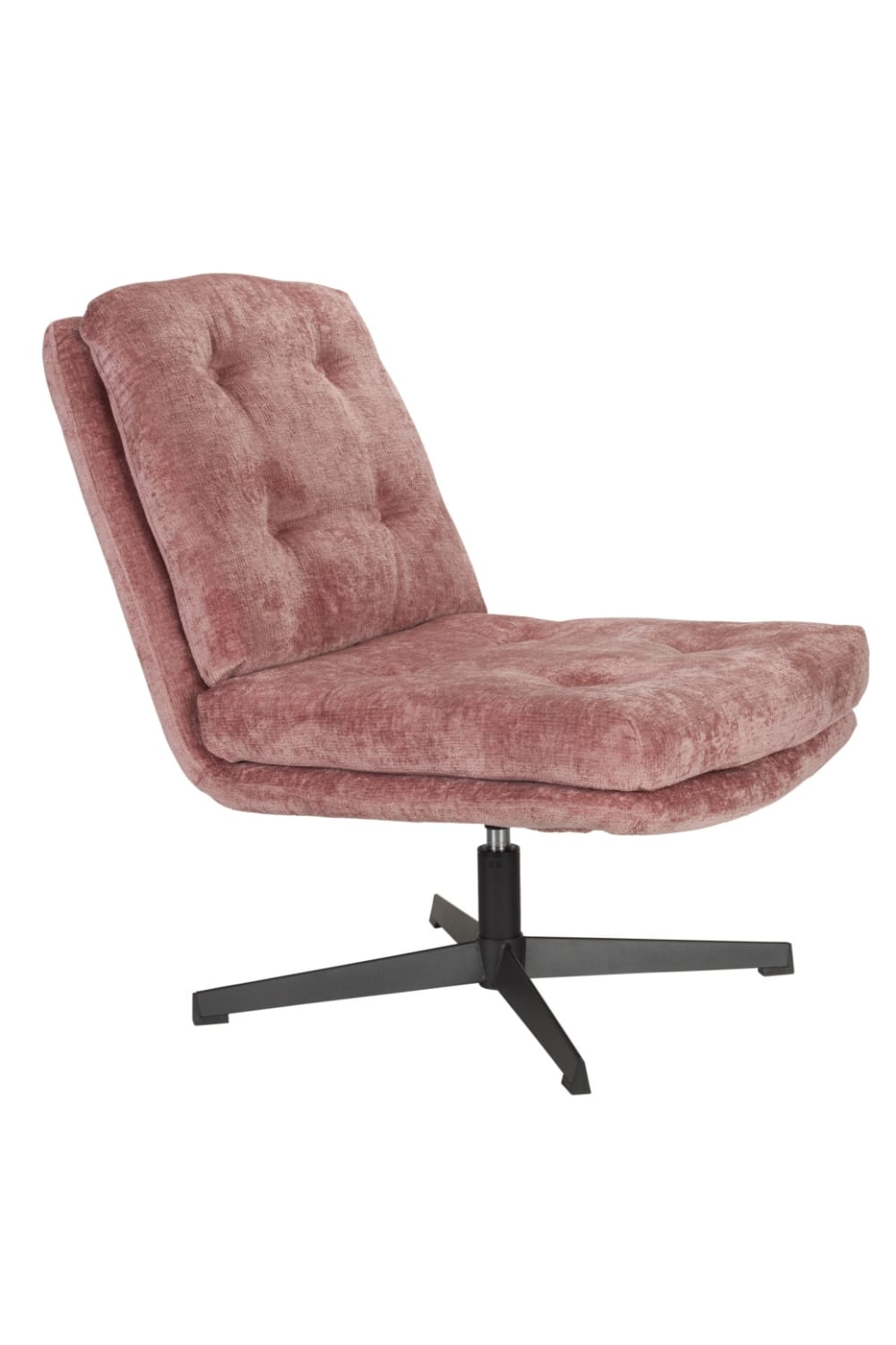 Fauteuil design en polyester rose