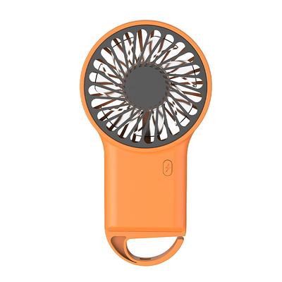 Foldable Cartoon Mini Fan – USB Rechargeable Handheld Fan with Hiking Buckle, Ideal for Kids or Travel