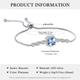 Personalized Birthstone Bracelet Custom Best Gift for Mom - 925 Sterling Silver, Engraved Jewelry, Gift for Mother's Day, Valentine's Day, Christmas, Anniversary, Birthday