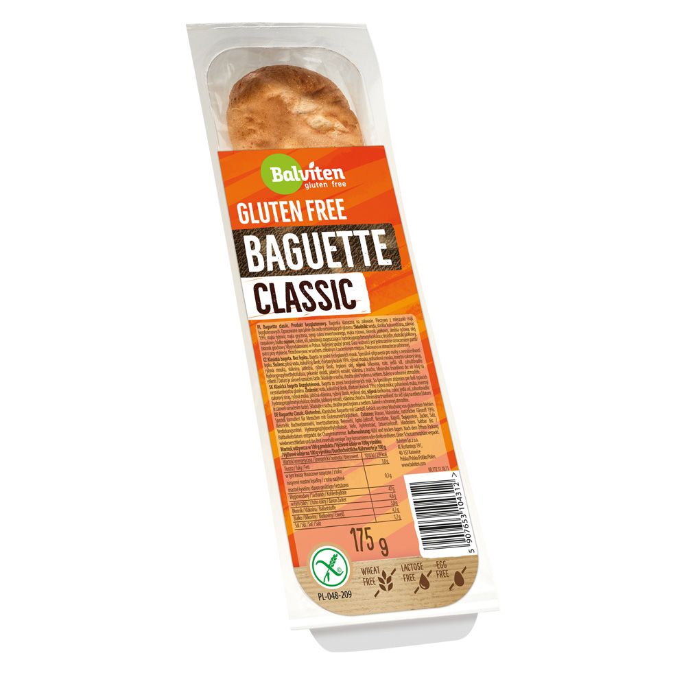 Baguette Classica Senza Glutine - Balviten 175 g