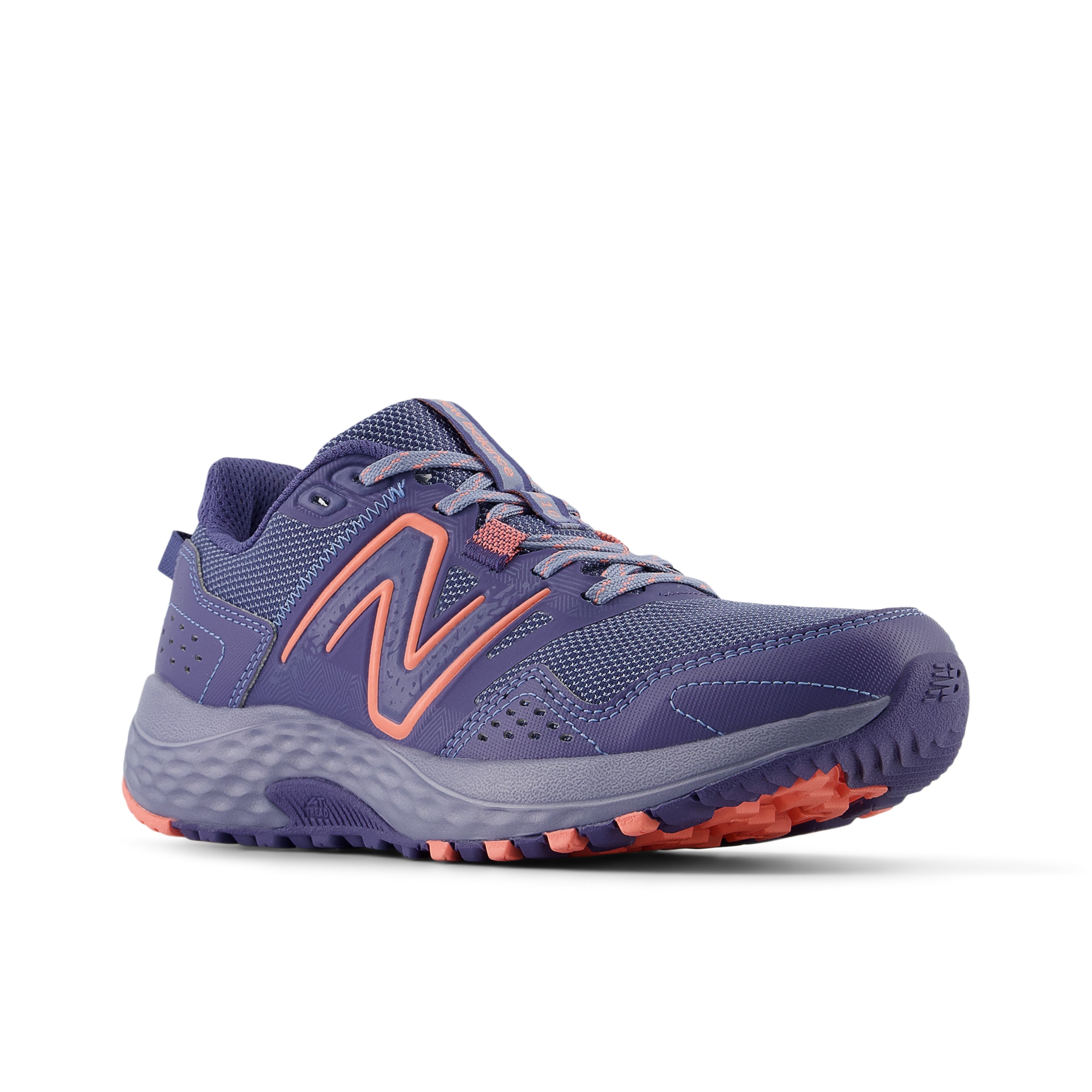 Laufschuh NEW BALANCE "WT410", Gr. 37, schwarz (dream state), Synthetik, Textil, Schuhe, Walkingschuh, Trailrunningschuh
