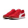 Sneaker PUMA "ST MILER", Gr. 41, for all time rot, puma weiß, gum, Textil, sportlich, Schuhe