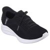 Slip-On Sneaker SKECHERS "ULTRA FLEX 3.0-SHINING GLITZ", Damen, Gr. 37, schwarz, Textil, Glitzer, sportlich, Schuhe Sneaker, Komfortschuh, Slipper, Sneaker mit coolen Glitzer-Nieten