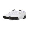 Sneaker PUMA "CARINA 3.0", Gr. 36, puma weiß, puma gold, puma schwarz, unifarben, sportlich, Schuhe