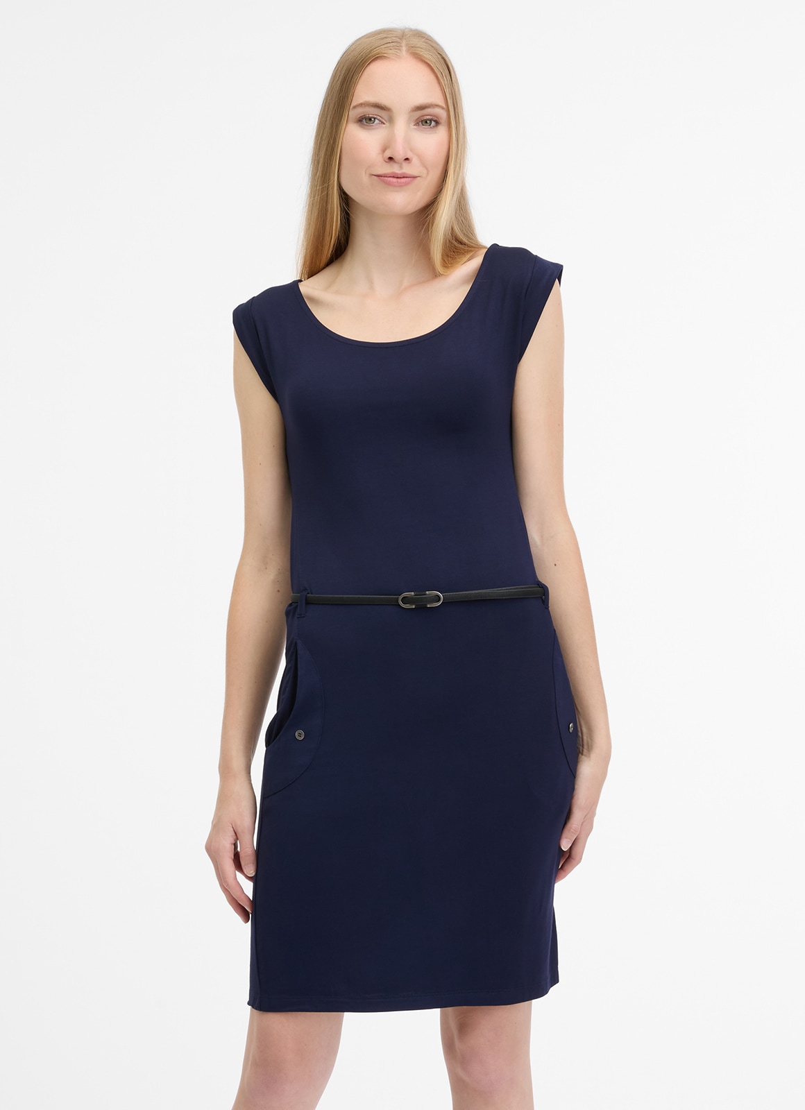 Sommerkleid RAGWEAR "TAGG", Damen, Gr. XL(42), N-Gr, schwarz (midnight), Jersey, Obermaterial: 95% Viskose, 5% Elasthan, Casual, Rundhals, Kleider Image
