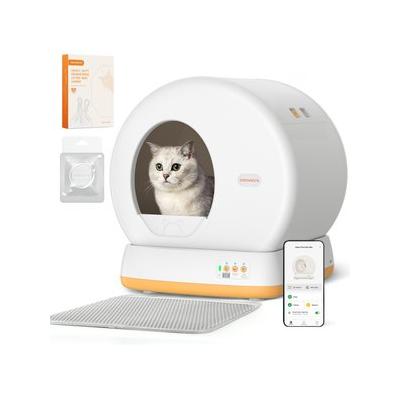 Meowant SC01 Self-Cleaning Cat Litter Box, Yellow