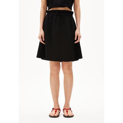 FILIZAA LINO - Frauen Regular Fit Rock - schwarz (Größe: S) Image