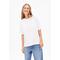 GIANNAA - Frauen Oversized Fit T-Shirt - weiss (Größe: S)