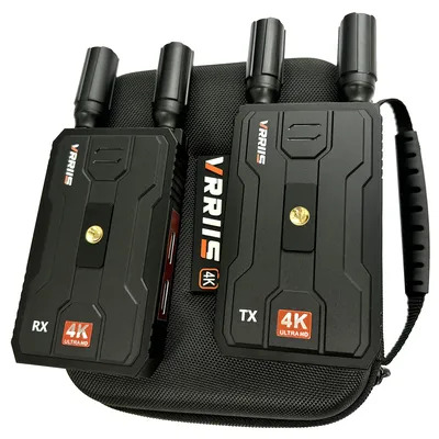 4K Wireless HDMI Transmitter and Receiver 656FT HDMI Extender Live Streaming Share Long Range Support Battery Dual HDMI Display