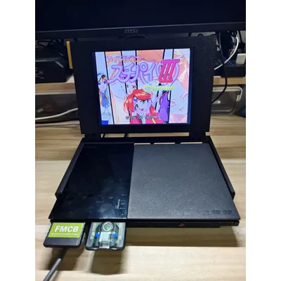 8 Inch P S2 Retro Arcade Game Console Portable Display Mini Monitor With Stereo For Pl aystastion SUPPORT P S2 SLIM ALL SERIES