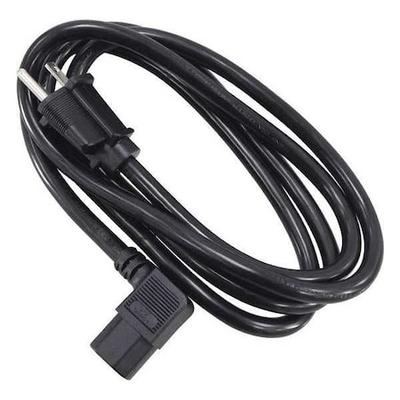 ZORO SELECT 20PX05ID PC Power Cord, 5-15P, IEC C13, 6 ft., Blk, 13A
