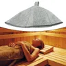 1pc Verdicken Wollfilz Sauna Hut Haar Schutz Spa Sauna Accs Für Bad Schutz Sauna Hut Sauna