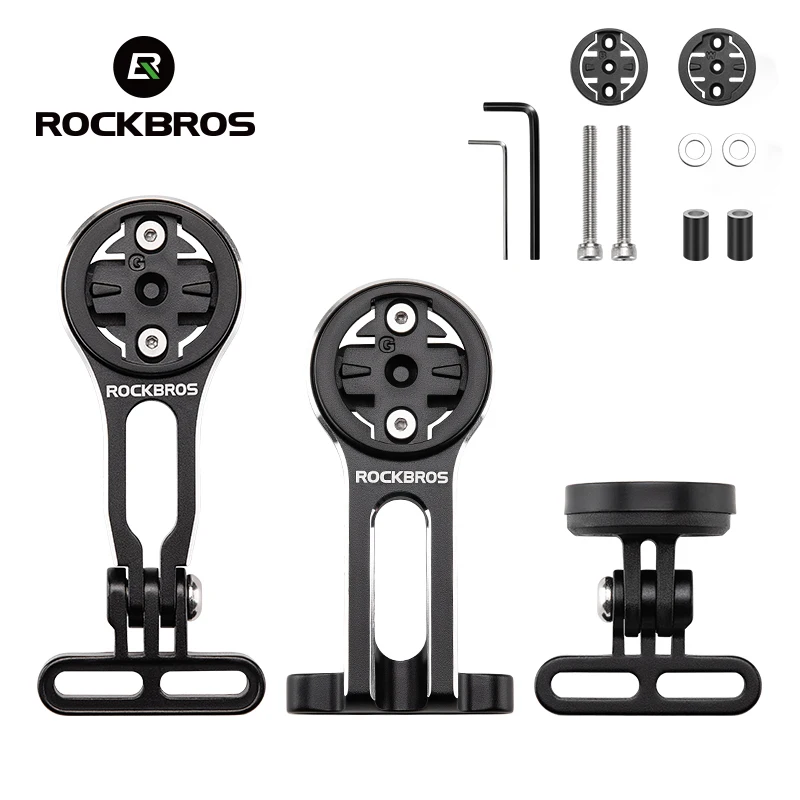 Rockbros Fahrrad Tacho Verlängerung halterung Fahrrad Front licht Lampe Aluminium legierung Verlängerung halter für Garmin Bryton Wahoo Image