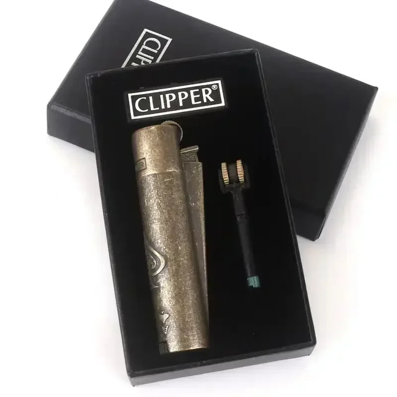Neue Clipper Spades A Metal Fireless Butan Gas Jet Fackel Feuerzeug Tragbare Schleifscheibe Flint Aufblasbare Feuerzeug Männer Geschenk Image