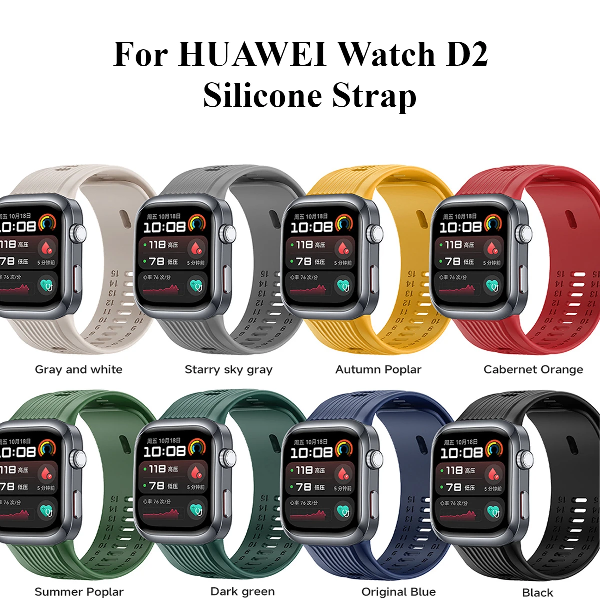 Für HUAWEI Uhr D2 Silikon Strap Weiche Sport Strap Ersatz Armband Atmungsaktive Armband Für HUAWEI Uhr D2 Handgelenk Strap Image