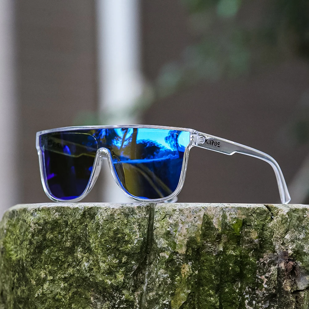 KAROS Polarisierte Übergroße Mode Sonnenbrillen Männer Frauen Outdoor Große Rahmen Sport Goggle Strand Sonnenbrille Polarisierte UV400 Eyew Image