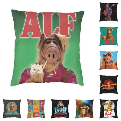 Personalisierte Alien Leben Bilden ALF Meme Kissen Abdeckungen Decor Home Sci Fi TV Moderne Kissen Image