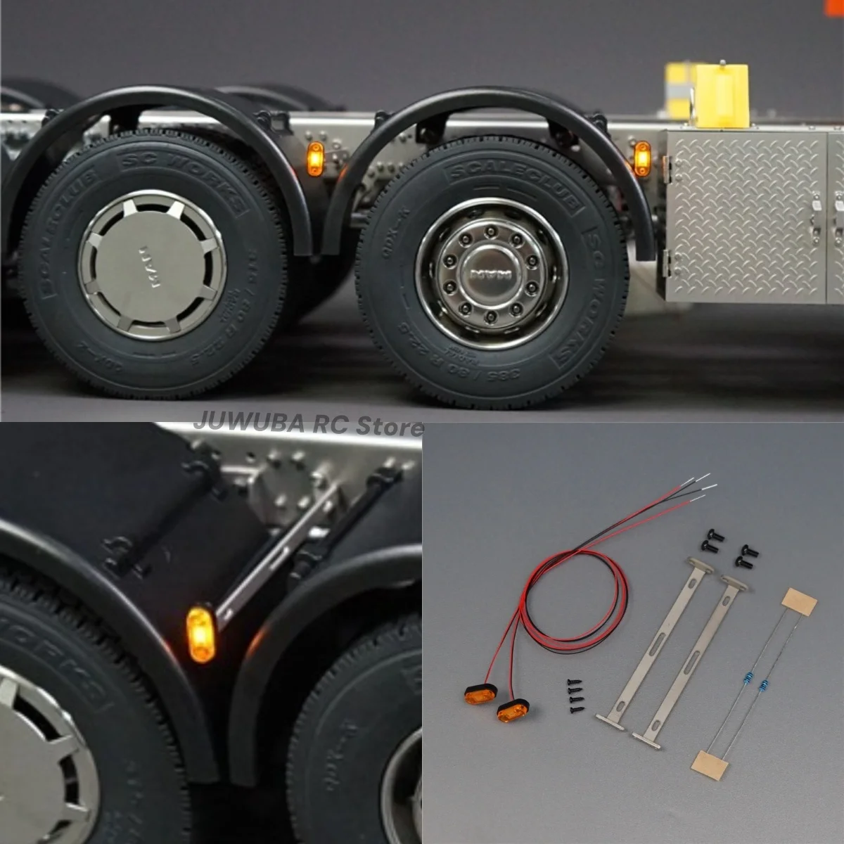 1/14 RC Position Licht Seite Licht Umriss Lampe Für Tamiya 1/14 RC Traktor Lkw DIY 770S ACTROS Modell lkw Hobby Teile