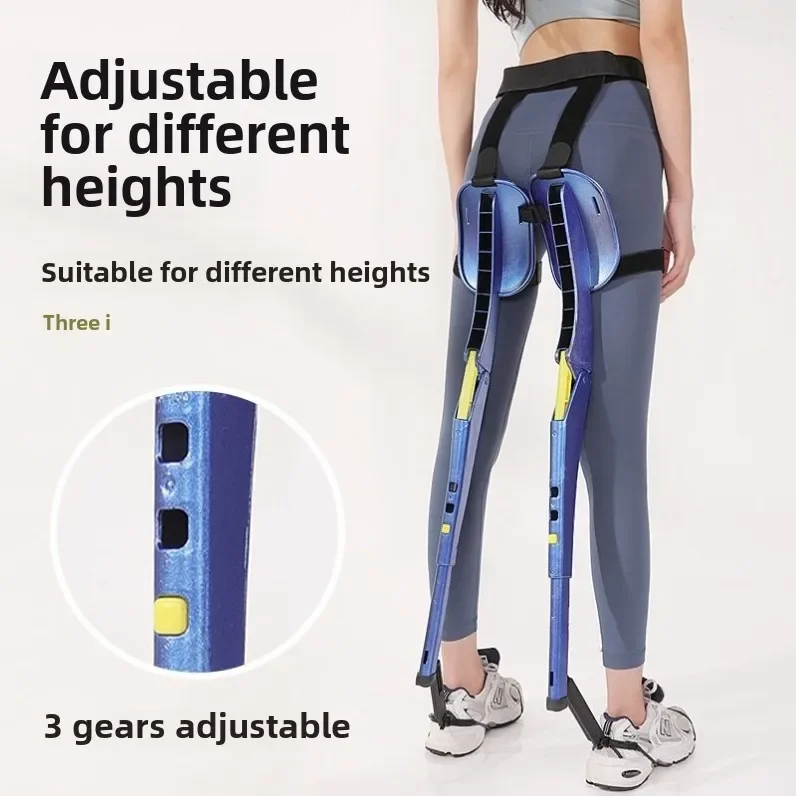 Mehrzweck-Exoskelettsitz, tragbarer Klappstuhl zum Angeln, unsichtbares Kissen erfordert stehende Arbeiterwerkzeuge Image