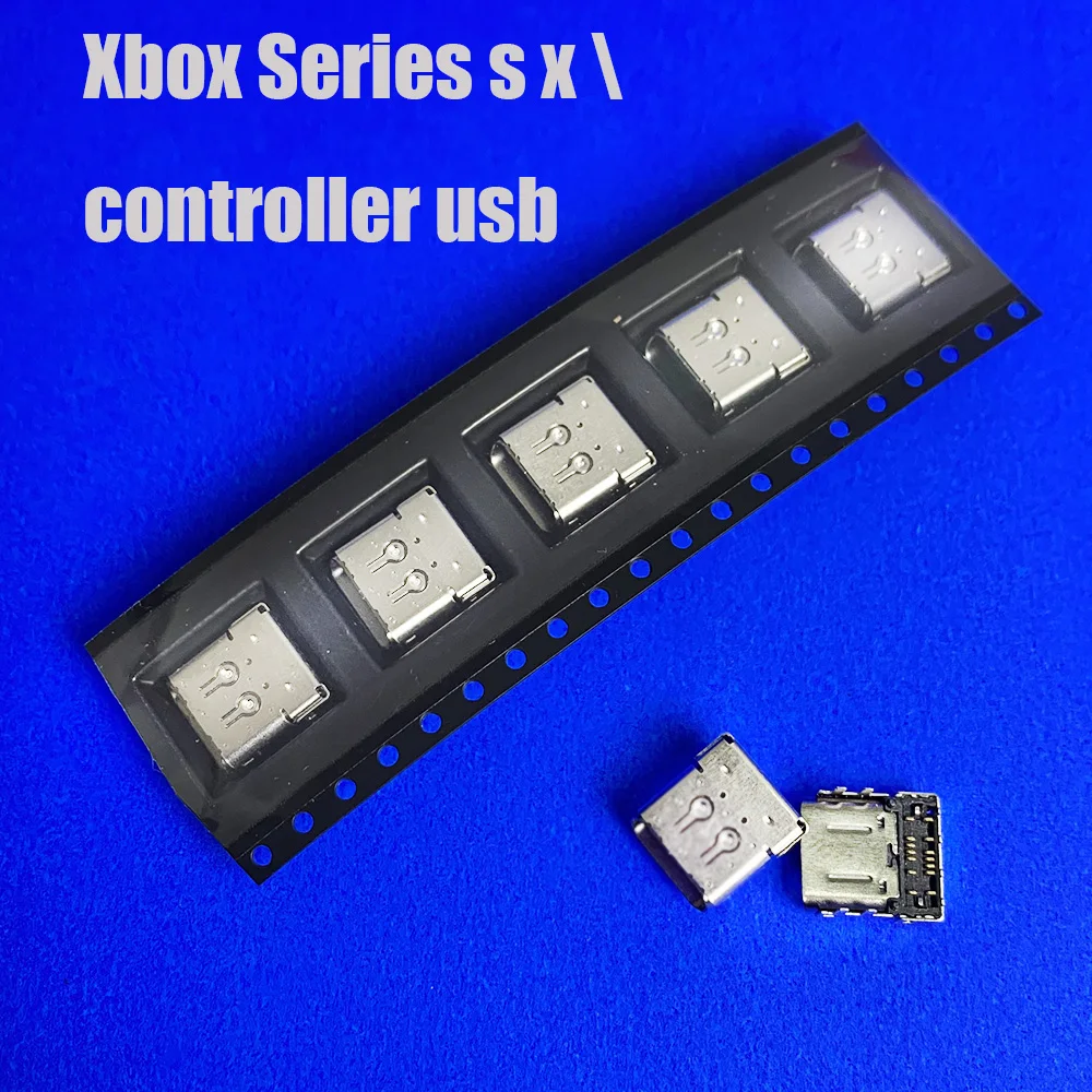 5pcs originl new for xbox series s x game pad controller type-c usb power socket port replacement Charging Port Image