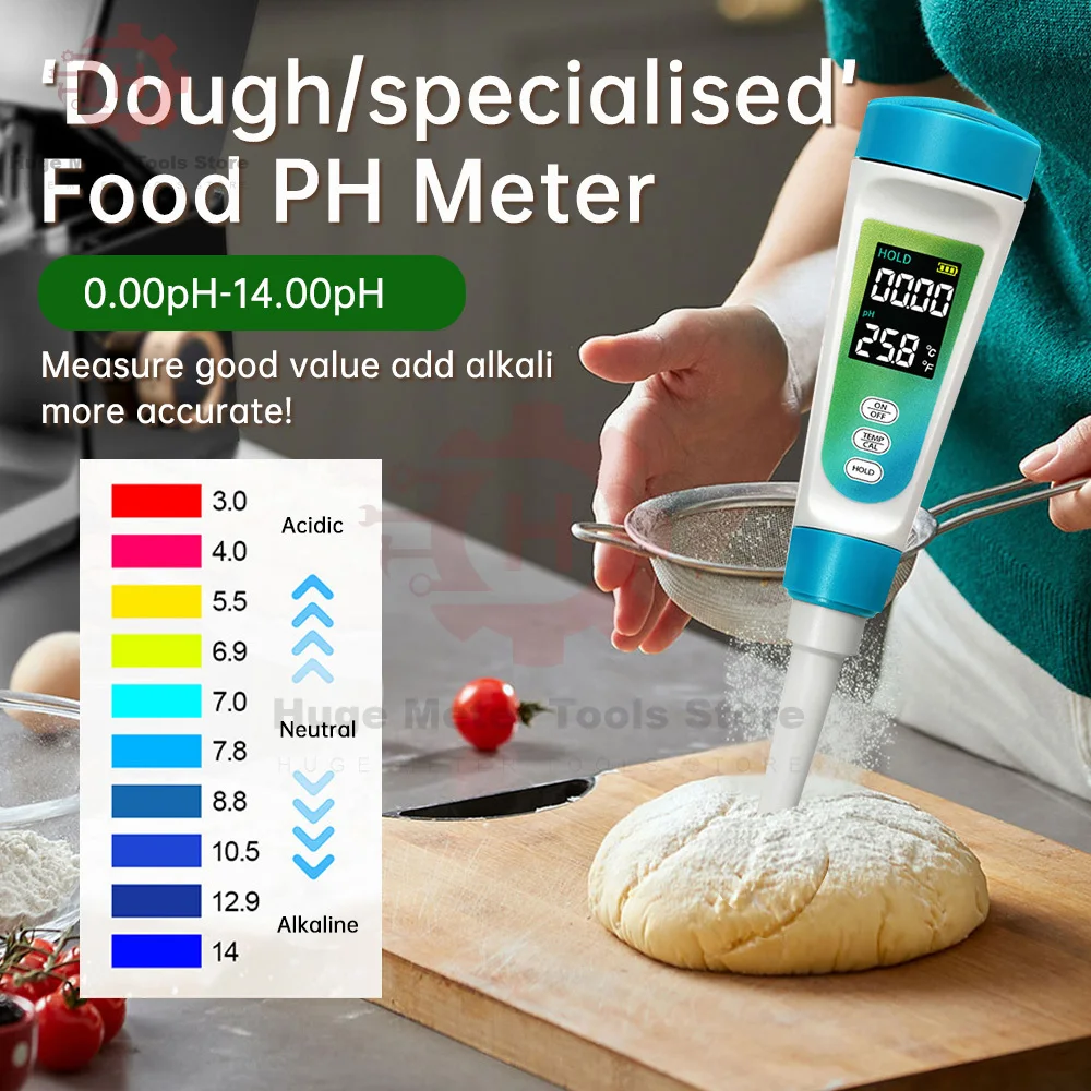 PH-012 PH Meter Hintergrundbeleuchtung Digitale Wasser Qualität Tester Stift TDS Temperatur Meter 0,00-14,00pH Lebensmittel PH Meter Detektor Image