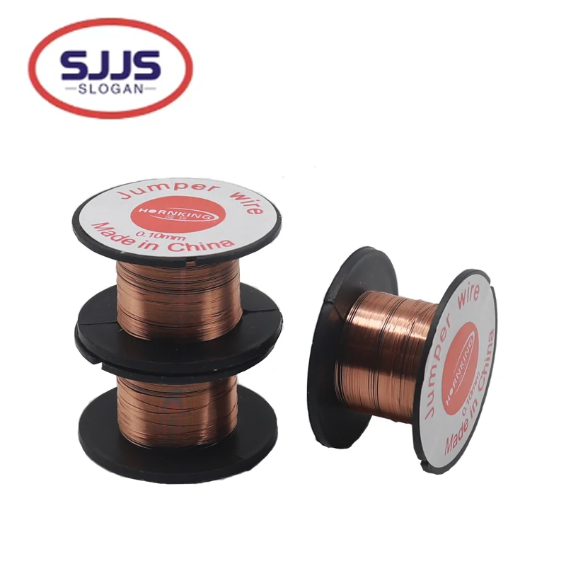 【10–2 Stück】Lötdraht, 0,1 mm, PCB-Link-Überbrückungsdraht, Wartung, Sprungleitung für Handy, Computer, PCB, Schweißen, Reparaturwerkzeuge Image