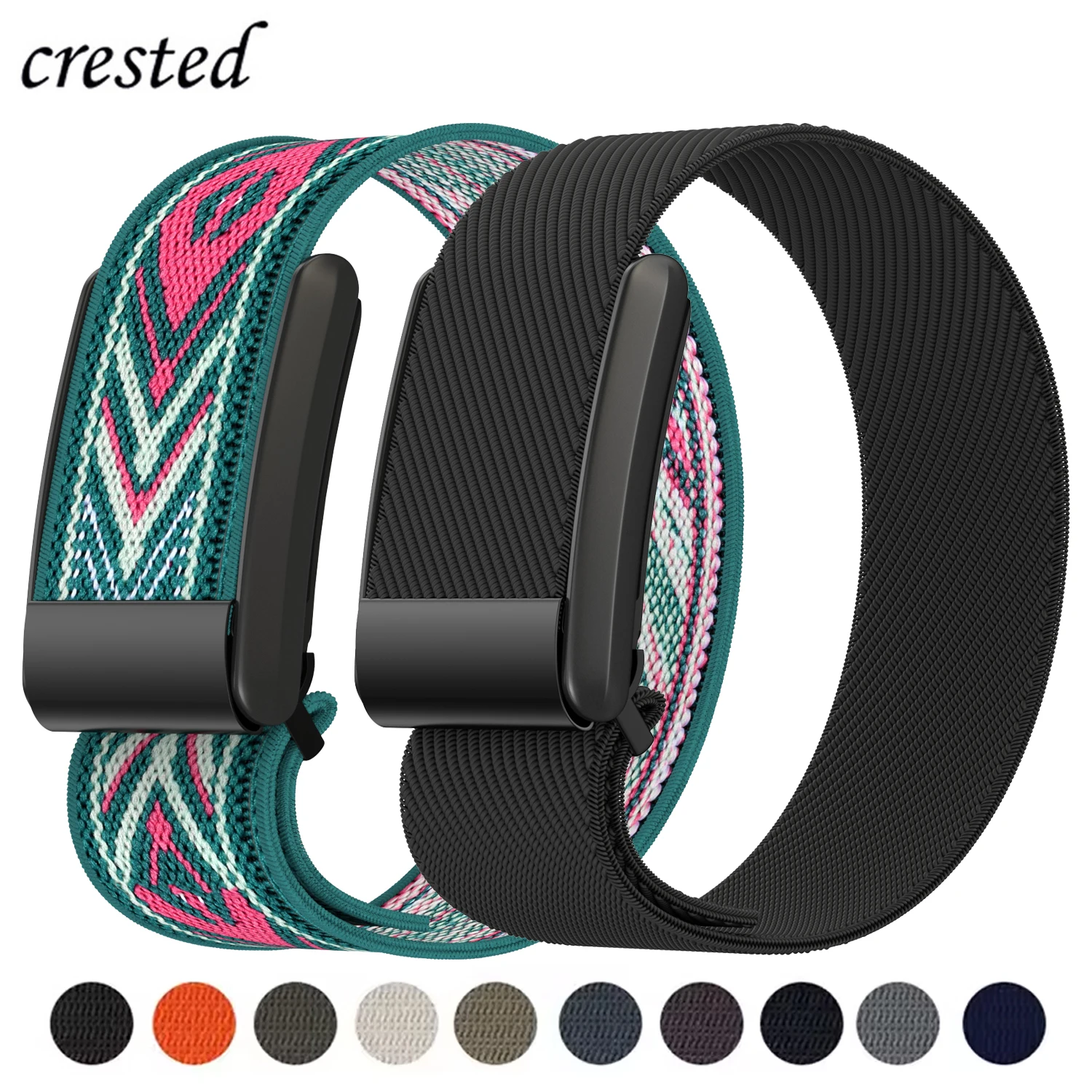 Sport-Nylonbänder für Whoop 5.0 Armband, Whoop 4.0 Dehnbares Uhrenarmband, elastisches Ersatzarmband für Whoop 5.0 4.0 Armbänder Image