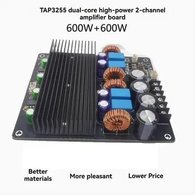 TPA3255 Leistungsverstärkerplatine 2.0 Kanal Dual-Core 600 W + 600 W Stereo Digital High Power HiFi Image