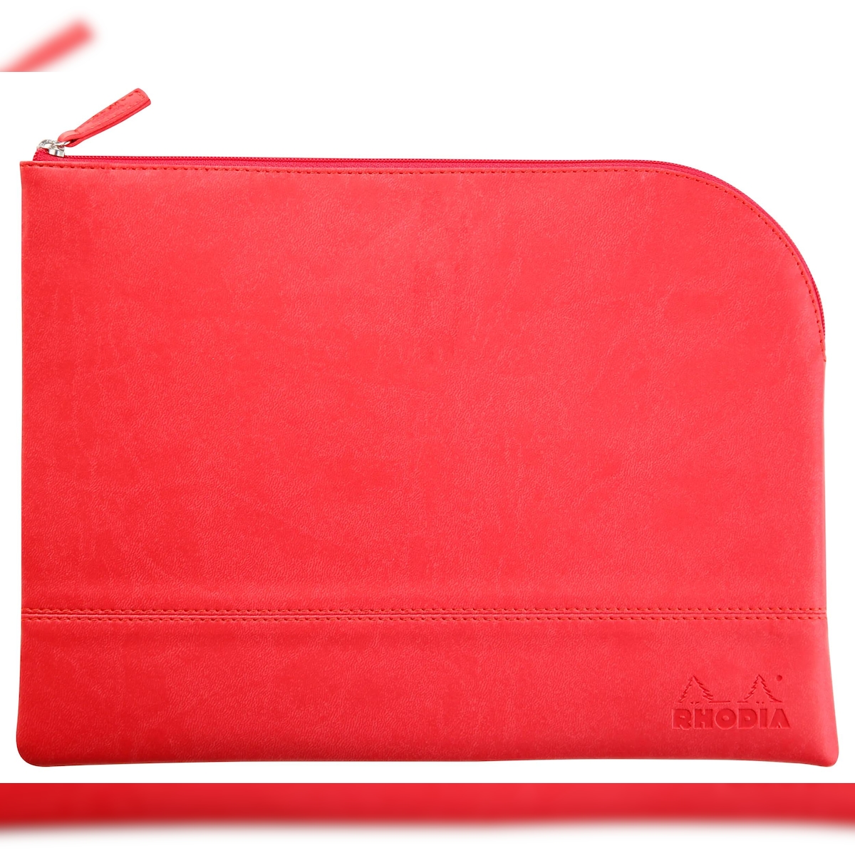 Rhodiarama Etui aus Kunstleder mit Reißverschluss, 21x28 cm - Koralle 116745C Image