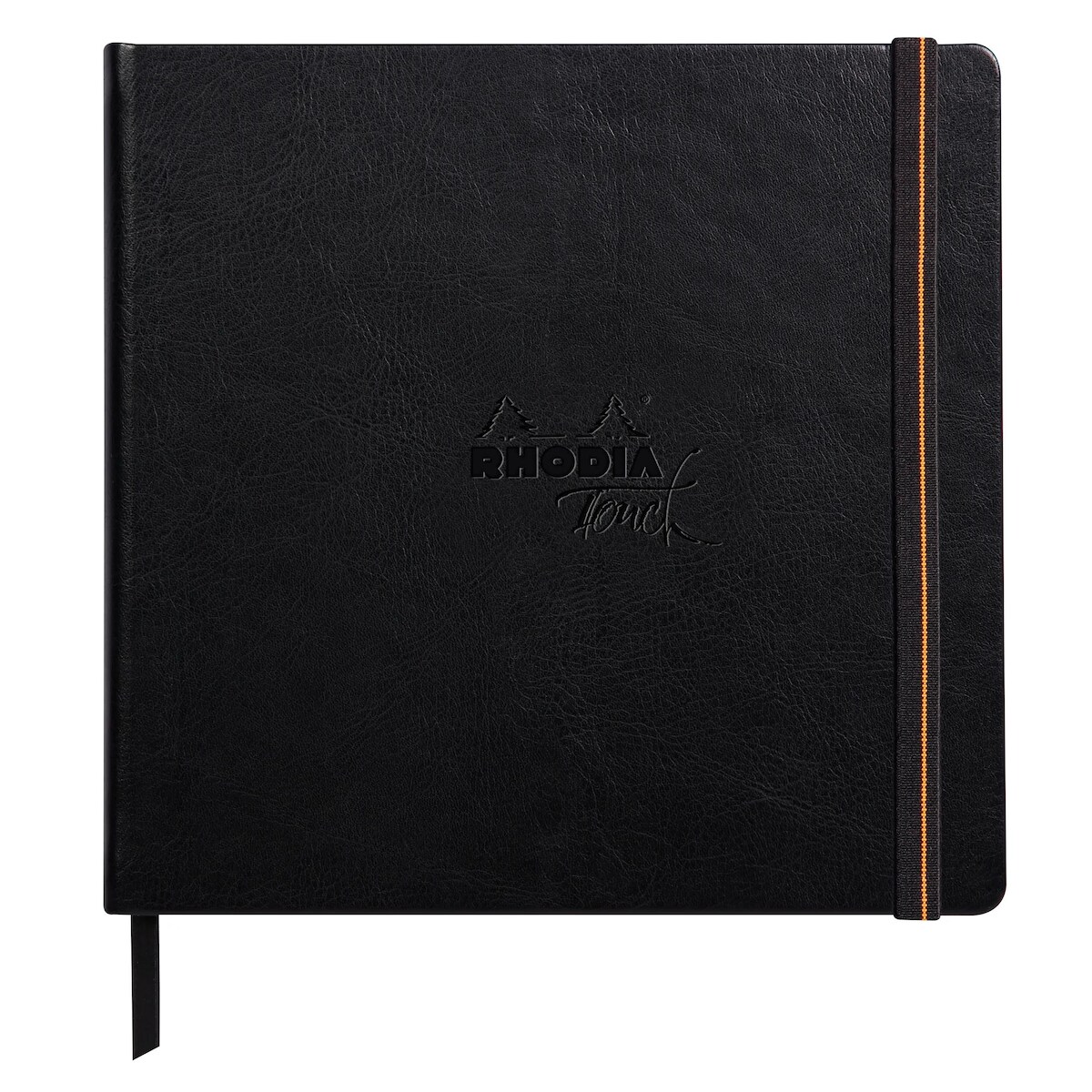 Rhodia Touch Carb'On book fest 21x21cm 56 Blatt blanko 120g - Schwarz 116117C Image