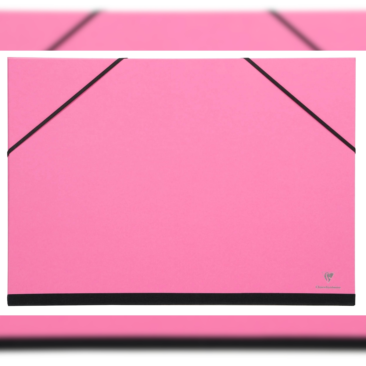 Clairefontaine 6x Zeichenmappe mit Gummizug 52x72 cm - Fuchsia 144406C Image