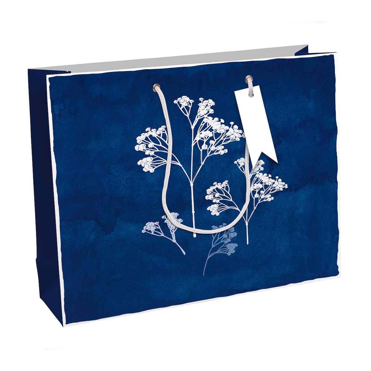 Clairefontaine 6x Cyanotypie, Excellia, Geschenktasche Shopping 37,3x11 ,8x27,5 cm - Blau 32496-6C Image