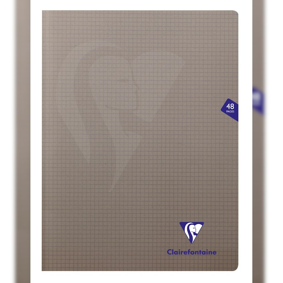 Clairefontaine 10x Heft Mimesys, 24x32 cm, 24 Blatt 90g, kariert 5/5, Einband aus Polypropylen - Grau 363312C Image