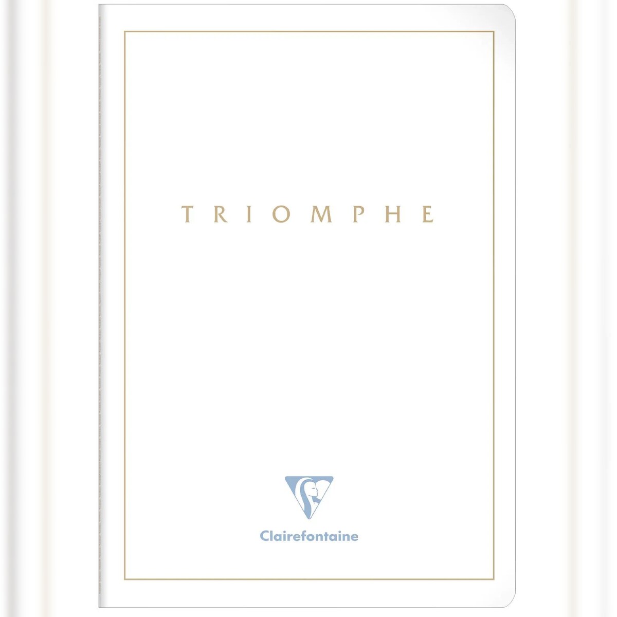 Clairefontaine 5x Triomphe GOLD, Heft A4 mit Fadenbindung, 48 Blatt blanko, Papier weiß 90g - Weiß 36170C Image