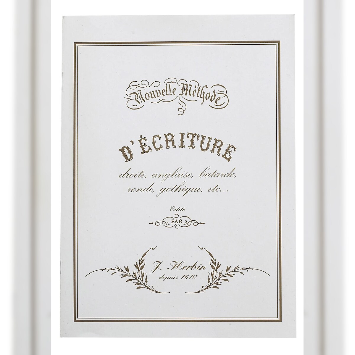 Jacques Herbin 10x Heft A5 zur Einführung in die Schrift - 90300T Image