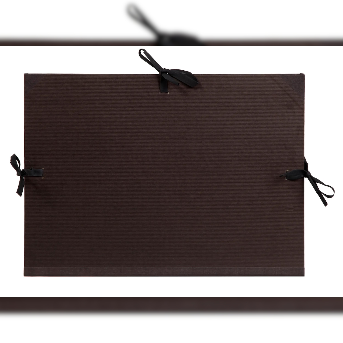 Clairefontaine 8x Zeichenmappe Kraft, Bandverschluss und 3 Klappen, 32x 45 cm für A3+ - Schwarz 38015C Image