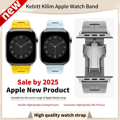 Kebitt Kilim D01 High Quality Deployment Buckle Band For Iwatch Ultra 2 Apple Watch Series 10 9 8 7