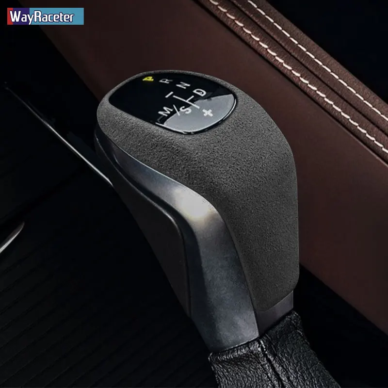 Coperchio del pomello del cambio per auto avvolgente in pelle scamosciata superiore ultrascamosciata per BMW X1 F48 2016-2019 2 serie Active Tourer F45 F46 2014-2017