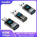 Adattatore display digitale USB 3.2 Convertitore USB maschio a USB femmina da 10 Gbps Adattatore USB C per trasferimento dati di ricarica rapida per PC portatile