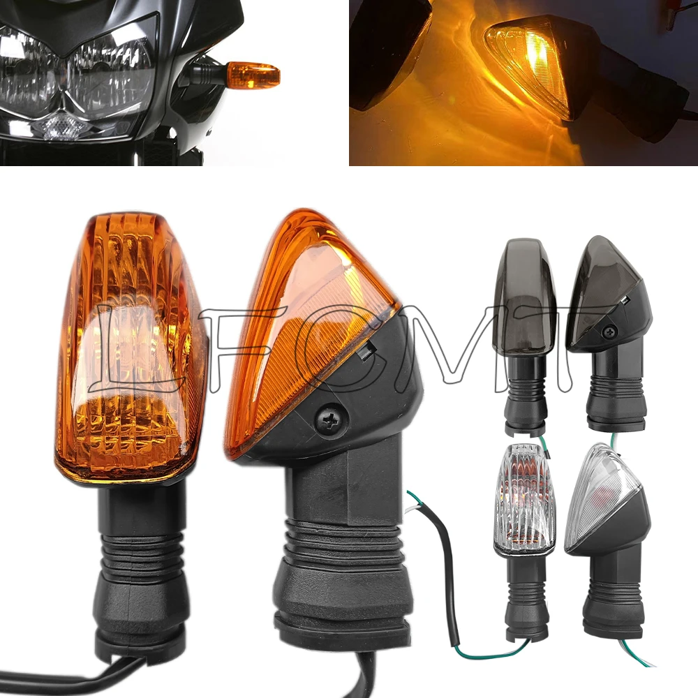 Moto Indicatore di direzione Indicatore luminoso Lampeggiante Misura per KAWASAKI Z750 Z750S Z1000 KLE 500/650 VERSYS KLR 650 Z 750 750S 1000