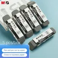 Gomme per penna per cancelleria M & G confezione da 5 penne a sfera con penna a inchiostro Gel per gomma smerigliata a mezza sabbia Premium Special