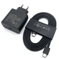 Samsung 45W Caricatore USB C a ricarica rapida PD Adattatore da parete Quick Charge 3.0 per Galaxy S24 S23 S22 S20 Ultra Plus F55 C55 Tab S9 +