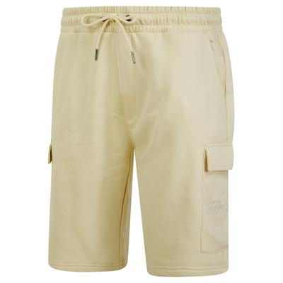 Jogger Shorts Carcle Multi-Pocket Brushback Fleece Jogger Cargo Shorts in Summer Sand / L - Tokyo Laundry