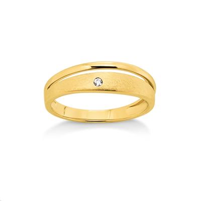 Orolino - Ring 585/- Gold Brillant weiß 0,02ct. Ringe 1 ct Damen (588.99 € / 1 ct) Image