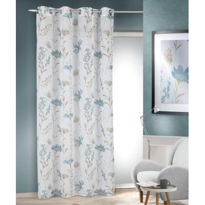 Gardine HOMING "Augusta" Gr. 1, blau, B:135cm H:245cm, Polyester, Gardinen, Fertigschal Image