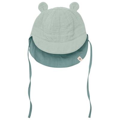 Huttelihut - Kid's Summer Hat Bear Ears Muslin - Hut Gr 62/68 grau Image