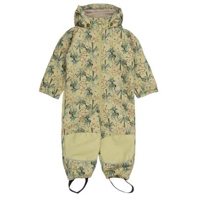 Mikk-Line - Kid's Softshell Suit Recycled Uni AOP - Overall Gr 116 oliv/beige Image