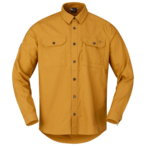 Norrøna - Femund Cotton Shirt - Hemd Gr M gelb