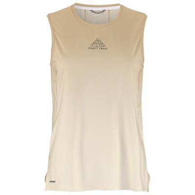 Craft - Women's Pro Trail Singlet 2 - Tank Top Gr L beige Image